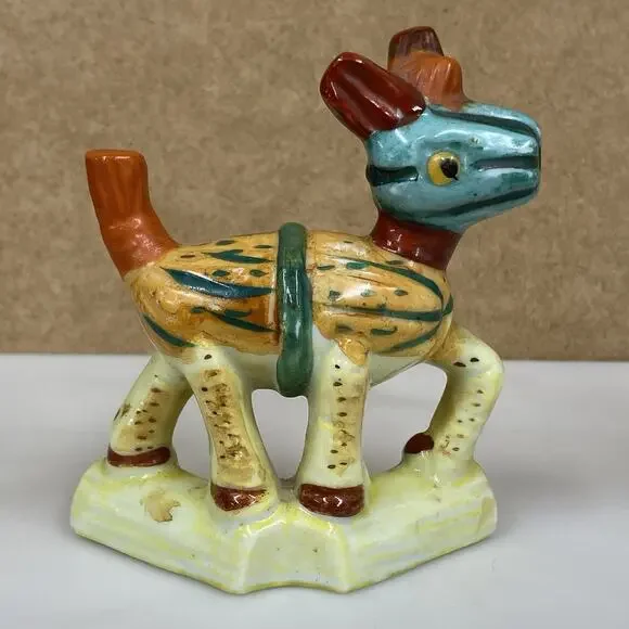 Vintage Porcelain Veggie Animal Squash Horse Dog Figurine Japan Halloween